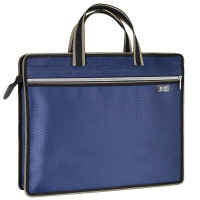 拉链手提资料公文包 帆布商务文件包