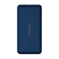 Maxco美能格魔兽MM-10000PD蓝色充电宝超薄小巧便携PD快充迷你移动电源自带线