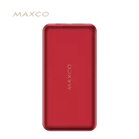 Maxco美能格魔兽MM-10000PD红色充电宝超薄小巧便携PD快充迷你移动电源自带线