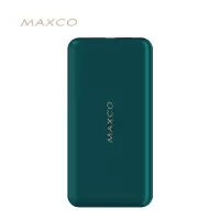Maxco美能格魔兽MM-10000PD绿色充电宝超薄小巧便携PD快充迷你移动电源自带线