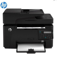 惠普HP M128fn黑白激光 多功能打印 连续复印件 扫描A4纸 电话传真机 一体机 办公四合一