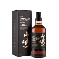 山崎(Yamazaki) 日本原装进口 18年 单一麦芽威士忌 700ml 单瓶装 有盒