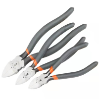 锴达 工具水口钳7寸斜口钳子斜嘴钳偏口剪线钳电子钳偏口钳子@