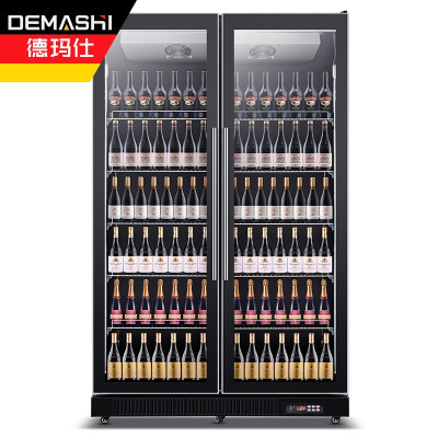 德玛仕 DEMASHI 全面屏双门展示柜 LG-1100FH-2G-PRO