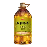 金龙鱼 压榨本香菜籽油 非转基因 物理压榨5L