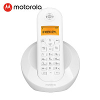 摩托罗拉 C601C数字无绳电话机家用办公无线座机单机 白色单机