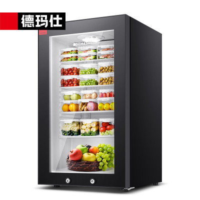 德玛仕(DEMASHI)食品留样柜 学校幼儿园食堂用水果蔬菜留样保鲜冷藏展示柜LG-90YL[海拔1000米以上勿拍]