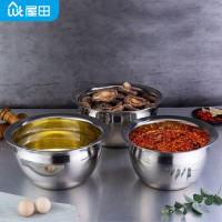 [屋田]不锈钢鼓形油缸油盆9英寸 调料缸油罐餐饮厨师用家用猪油罐大容量油鼓