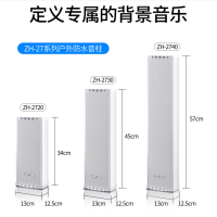 [威斯汀]ZH3040 定压防水音柱音响 室外户外音柱 壁挂音箱校园公共广播喇叭系统 3040/80W 定制版