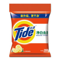 汰渍(Tide) 净白去渍洗衣粉 (柠檬清新型) 260g*10