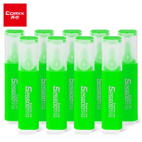 齐心 HP908 持久醒目荧光笔 绿 (10支-盒)(SL)单位:盒