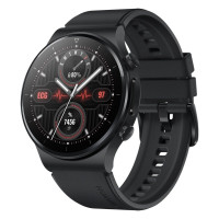 华为(HUAWEI) WATCH GT 2 Pro ECG版运动智能手表(黑色氟橡胶表带)46mm