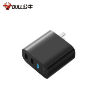 公牛(BULL)GNV-AU165N 65W笔电快充充电器Type-C\USB双口\三口充头手机\笔记本电脑等 (Z)