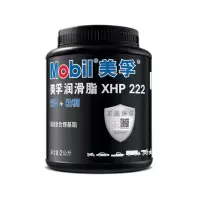 美孚(Mobil)XHP222 黄油蓝色润滑脂 汽车工程机械轴承高温速复合锂基脂 2kg