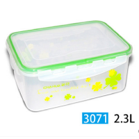 茶花 2300ML矩型保鲜盒3071单位(个)