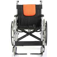 奔腾 鱼跃(YUWELL)轮椅H062 轻便免充气加强铝合金或钢材材质代步车 手动折叠老人轮椅车