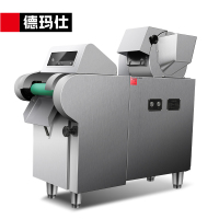德玛仕(DEMASHI)商用切菜机 切片切丁切丝全钢全自动 土豆切片机JCQ-DQC660A