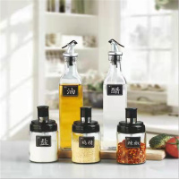 墨暄 爱厨调味罐/瓶五件套 单盒报价 一箱/12盒 整箱发货 yz