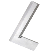 得力(deli)加厚高精度90度工业单边角尺