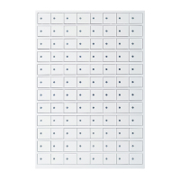 桦韶 无外门手机存放柜 铁门 96门 1800*1240*230