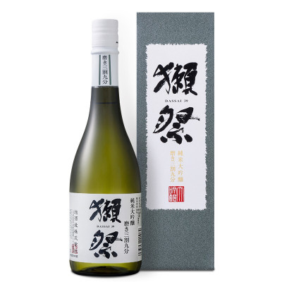 獭祭(DASSAI) 日本原装进口 纯米大吟酿 清酒 39 三割九分 720ml 带盒