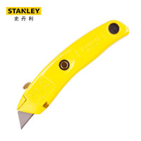 史丹利STANLEY 旋转割刀 重型美工刀不锈钢裁纸刀工业级壁纸刀墙纸刀带刀片实用割刀 10-989-23
