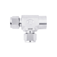 JPE BS6-FRT0203-R SS316 边内牙卡套三通1/4 卡套3/8 PT