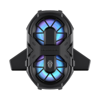 努比亚 红魔散热背夹 双核半导体制冷吃鸡神器 苹果13/12promax手机散热器华为小米黑鲨多尺寸通用 炫彩灯效