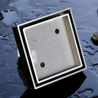 潜水艇(submarine) 全铜防臭地漏大隐系列 LTD50-10 铜镀镍拉丝面