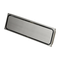 潜水艇(submarine) 长方形防臭拉丝面地漏30CM LTKC50-30C 铜镀镍拉丝面