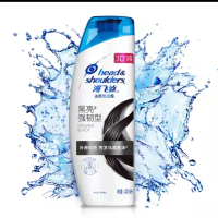 海飞丝洗发水黑亮强韧400ml 持久去屑清爽控油滋养 乌黑强韧型 去屑