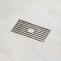 潜水艇(submarine) 全铜防臭地漏淋浴用镀镍拉丝 LTKC50-10 铜镀镍拉丝面