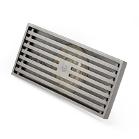 潜水艇(submarine) 全铜防臭地漏镀镍拉丝 LTKC50-20 铜镀镍拉丝面