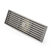 潜水艇(submarine) 全铜防臭地漏铜镀镍拉丝 LTKC50-30 铜镀镍拉丝面