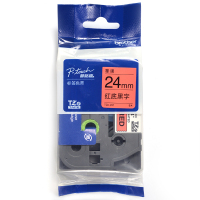 兄弟(brother) TZe-451 24mm红底黑字标签色带(适用9500/9700/9800/