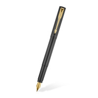 派克(PARKER) 钢笔 签字墨水笔 威雅XL经典黑金夹墨水笔