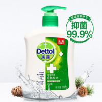 滴露Dettol)健康抑菌洗手液经典松木500g 抑菌99.9%