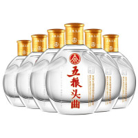 五粮液总厂产五粮头曲年份小酒45度100ml*6浓香型 白酒六支装