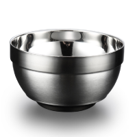 双力 304不锈钢铂金汤碗20CM@