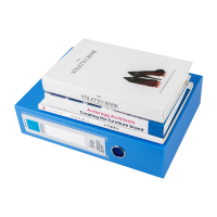 广博 A88014 明丽蓝档案盒 A4 75mm 单位:个 蓝色