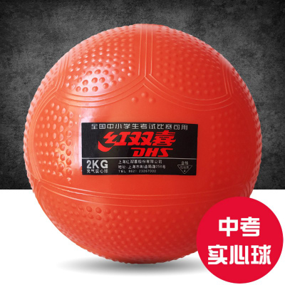 红双喜实心球桔色 2KG SXQ E-SX02