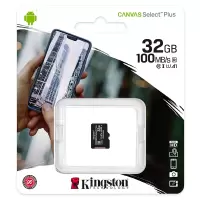 金士顿(Kingston)32GB TF(MicroSD)存储卡U1 C10 A1 V10高速PLUS版 读速100M