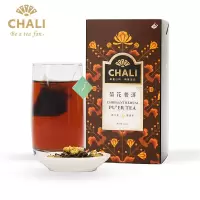 茶里(ChaLi)花草茶 菊花普洱茶云南熟普桐乡胎菊组合花茶菊花茶18包