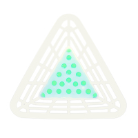 洁神 滤洁块小便池除臭三角香块尿斗除臭块芳香球厕所香薰12个/袋