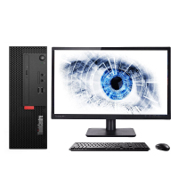 ThinkCentre电脑主机 M730e i5-10500/16G/1T+128G/2G独显/WIN10/23.8英寸