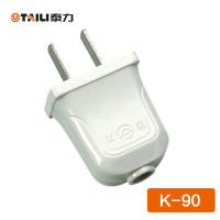 泰力 插头 K-90 10A 两极插头 雅白色(个)