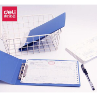 得力(deli) 5353 票据夹 增值税发票夹 264*155*18mm 蓝色