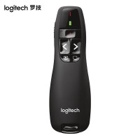 罗技(Logitech) R400 翻页笔 无线演示器PPT翻页笔 演示笔(激光笔)电子笔 投影笔 遥控笔 黑色