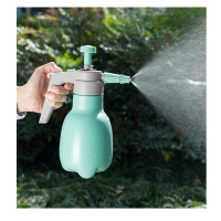 浇花喷壶消毒薄荷绿1L 气压式浇花喷水壶家用园艺工具花卉植物浇水洒水壶手持式浇花压力喷雾器