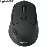 罗技(Logitech)M720 鼠标 无线蓝牙鼠标 办公鼠标 右手鼠标 大手鼠标 优联 带无线2.4G接收器 黑色